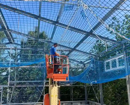 Fallschutznetze Montage Kamenz