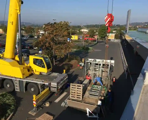 Kaufland Dresden Kranmontage02